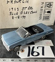 Die Cast Franklin Mint 1963 Chevrolet Impala