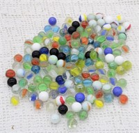 BAG OF ASSORTED MARBLES