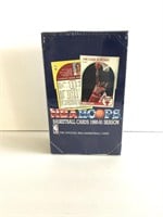 Box of 1990-91 NBA Hoops Basketball Cards:
