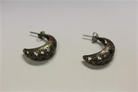 Pair of Sterling Earrings