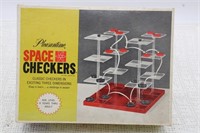 1965 PLEASANTIME SPACE CHECKERS GAME