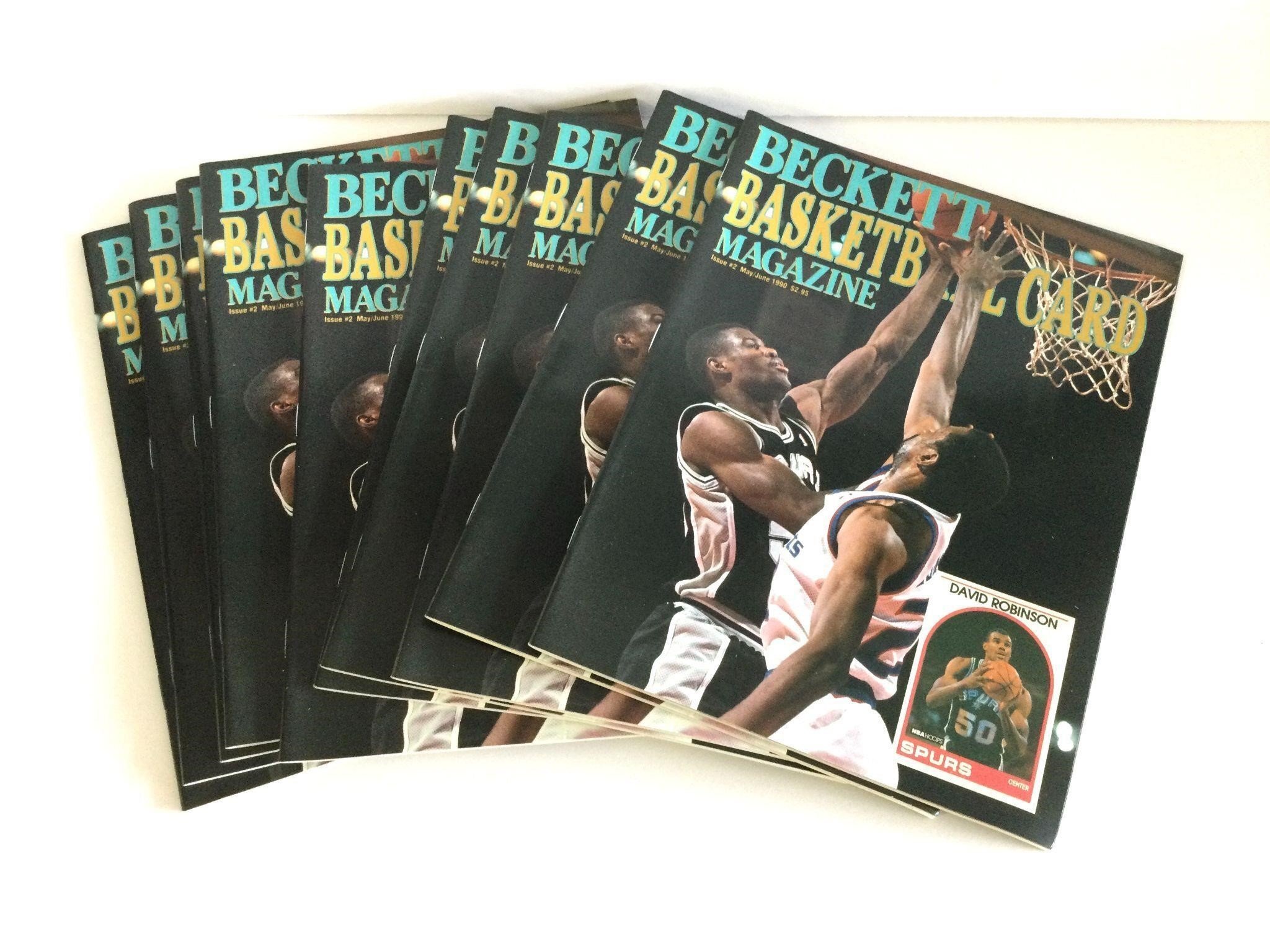 Lot of 10 Beckett Basketball Card Magazines
