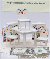 8 PIECE HANDMADE DOLLHOUSE FURNITURE