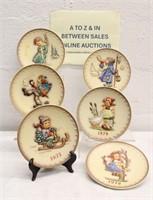 (6) HUMMEL COLLECTOR PLATES