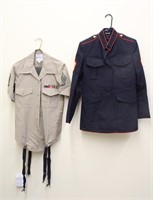 US MARINE CORP UNIFORM WITH RIBBONS