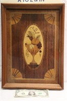 UNIQUE WOODEN MARQUETRY WALL ART