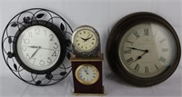 Assortment of Standing and Wall Clocks