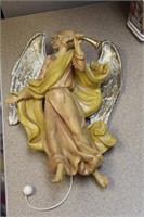Resin Angel Wall Hanger Music Statue