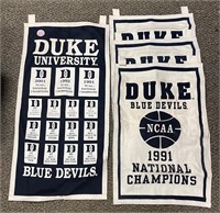 4 Duke Univ. Banner Flags