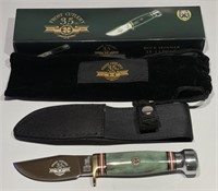 Frosted Cutlery 35th Anniv. Buck Skinner Fixed