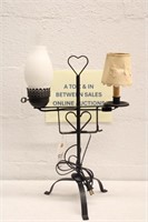 WROUGHT IRON TABLE LAMP