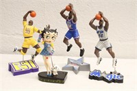 (3) SHAQUILLE O'NEAL FIGURES & BETTY BOOP