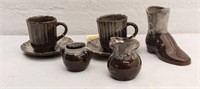 (7) PCS CANUCK POTTERY EVANGELINE WARE