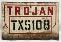 Vintage Trojan Seeds Metal Sign
Measures