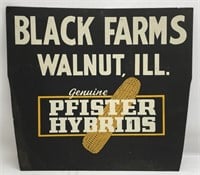 Vintage Pfister Hybrids Sign / Radiator Protector