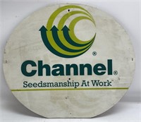 Channel Seeds Double Sided Sign
Measures