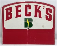 Beck’s Seed Double Sided Sign
Measures