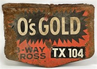 Vintage O’s Gold Seed Metal Sign
Measures