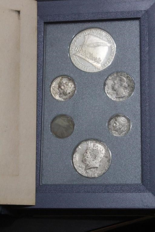 1987 Prestige Silver Proof Set