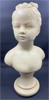 Mid Century Young Girl Bust