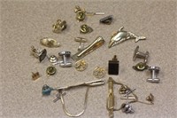 Unsorted Lot of Pins, Tie Tags