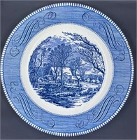 Currier and Ives Old Grist Mill Platter