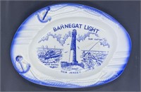 Mid Century Old Barney Lighthouse Ceramic Tray