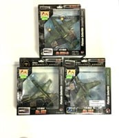 Lot of 3 1:72 Scale WWII Airplanes
