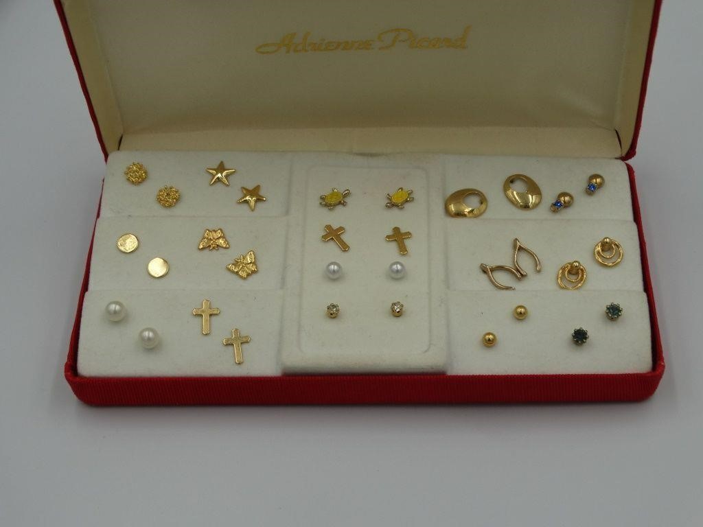 16 Adreanne Pickard Boxed Pierced Earrings