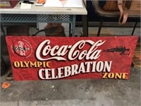 Coca Cola Olympic Celebration Sign