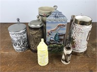 Collection of Beer Steins / Cups
