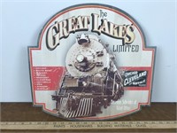 The Great Lakes Train Sign Contemporary