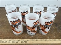 7 Esso the Tiger Drinking Glasses