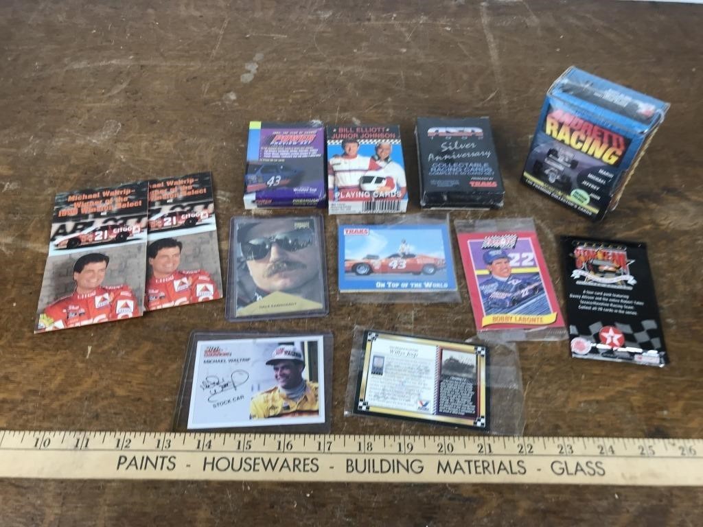 NASCAR trading cards and Packs