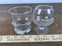2 Eastern Airlines Glasses
