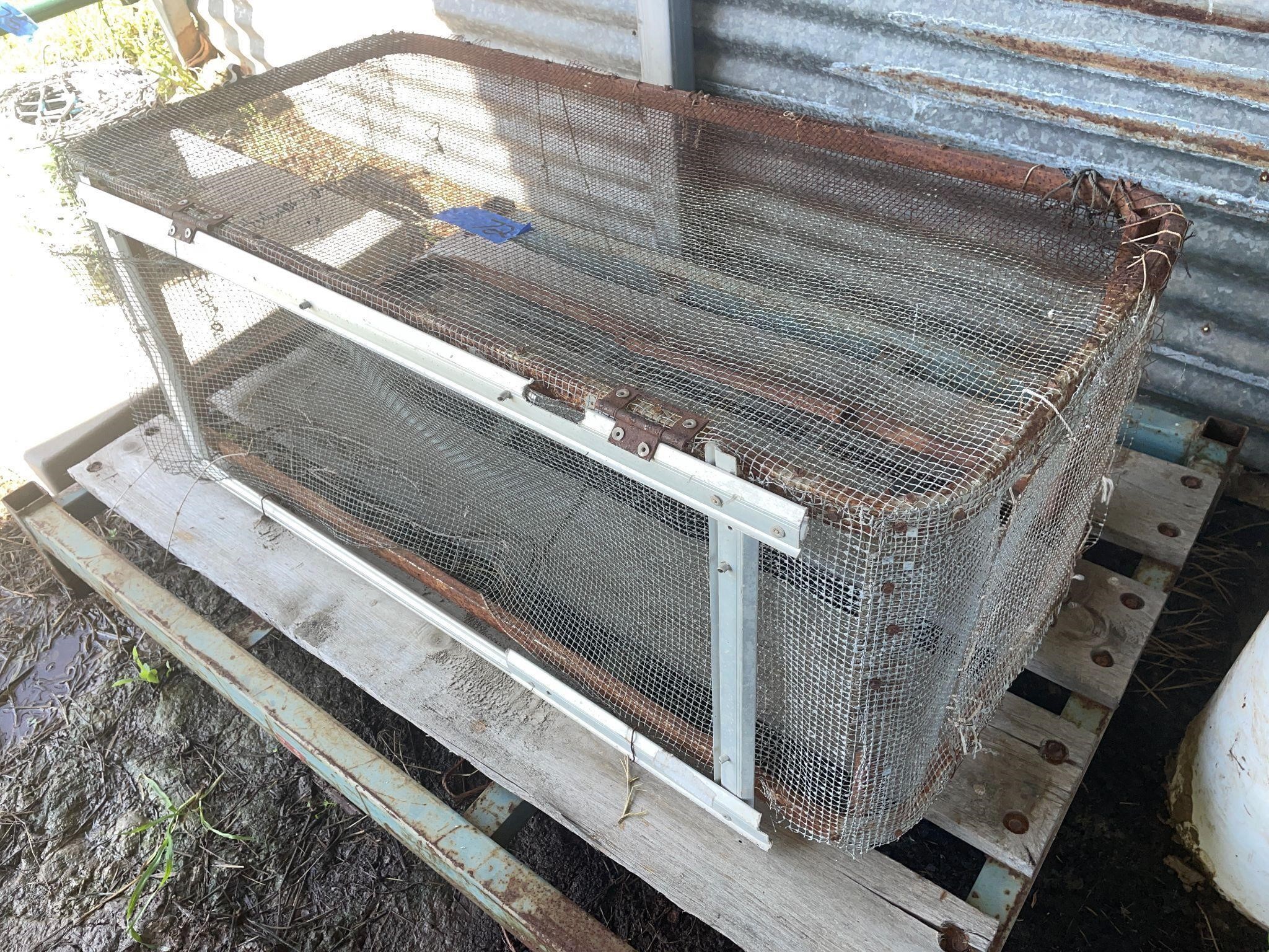 Some Type of Metal Cage 22" x 18"