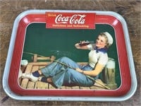 Coca Cola Tray 1940 Sailor Girl American Art Works