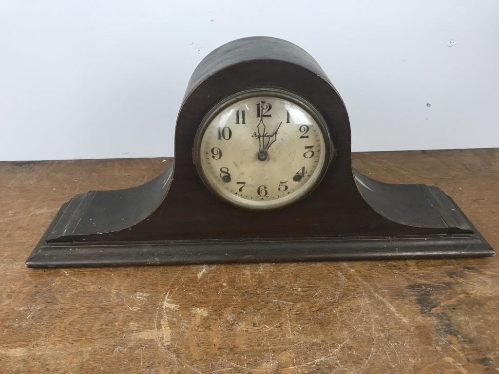 Ingraham Wooden Mantle Clock