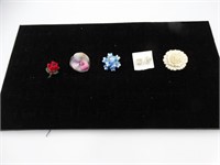 Costume Jewelry 3D Floral Brooch Collection