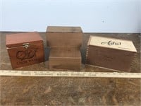 4 Cigar Boxes