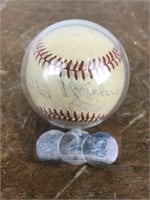 Phil Niekro Autographed Baseball in case