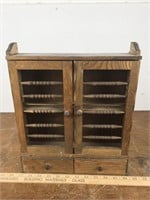 Small Hanging Wood Cabinet