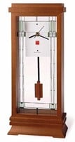 Bulova Frank Lloyd Wright Style Mantel Clock B1839