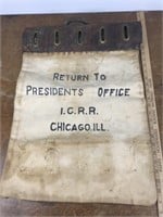 I.C.R.R. Illinois Central Railroad Mail Bag