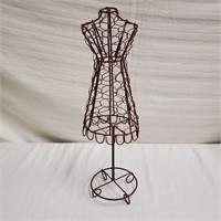 Metal Wire Torso Mannequin Jewelry Display Stand