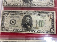 1934 $5 FEDERAL RESERVE NOTE