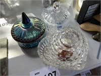 CARNIVAL GLASS DISH AND MORE