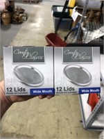 2 BOXES OF WIDE MOUTH JAR LIDS