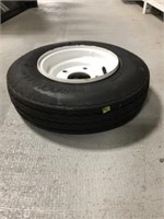 TRAILER TIRE AND WHEEL