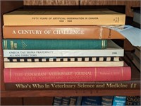 Variety of Veterinary books, guides and journals